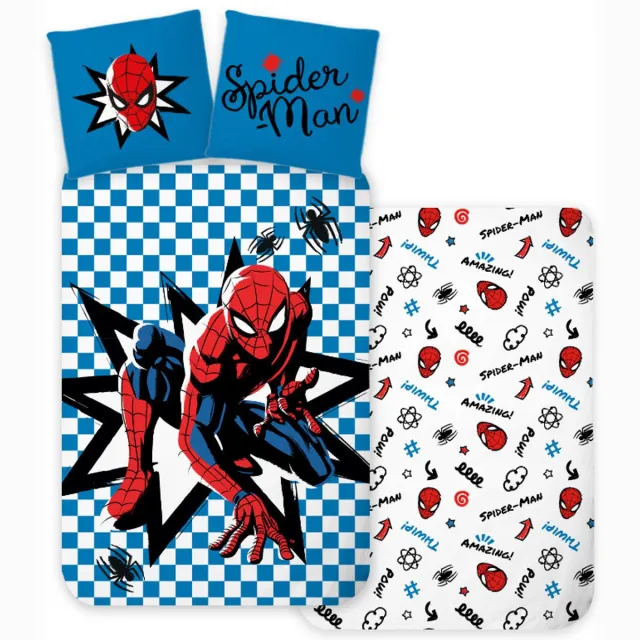Spider-Man Spiderman Amazing Dekbedovertrek Blauw