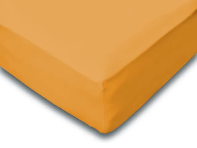 decoware Hoeslaken - Jersey - 90x190/200 cm - Mais Geel