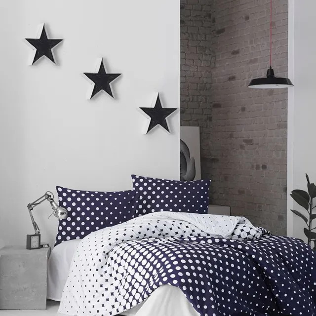 L'essentiel Maison Dekbedovertrekset – Donkerblauw – Katoen (Ranforce)