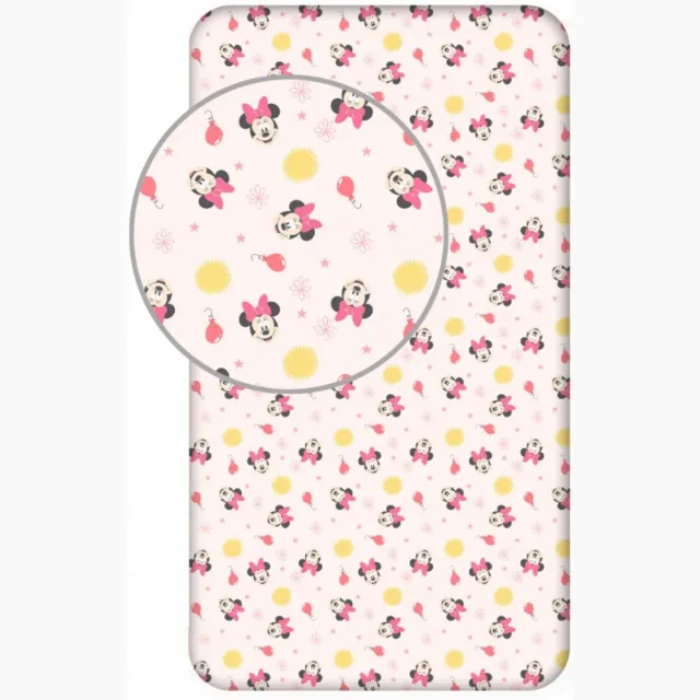 Minnie Mouse hoeslaken zwart