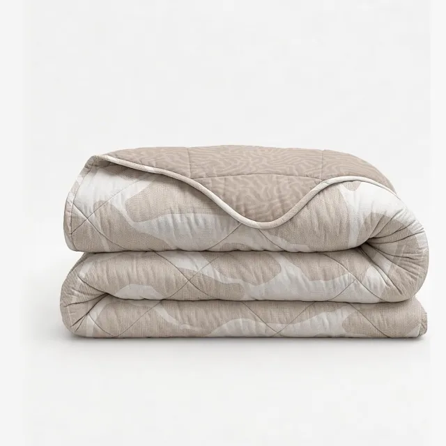 lazy Dekbed zonder Overtrek - Dreamy - Tweepersoons - 240 x 220 - Wasbaar - Inclusief Kussenslopen Triangles