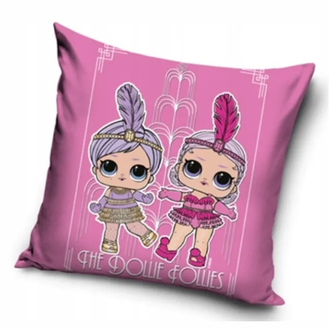 Carbotex LOL Surprise Kussenhoes 40x40 cm - Zacht Welwet, Decoratief & Comfortabel Multicolor