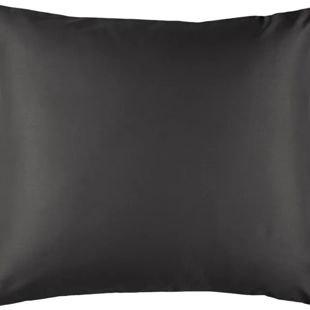 De Witte Lietaer Kussensloop Olivia Ebony - 60 x 70 cm - Zwart - Katoen Satijn