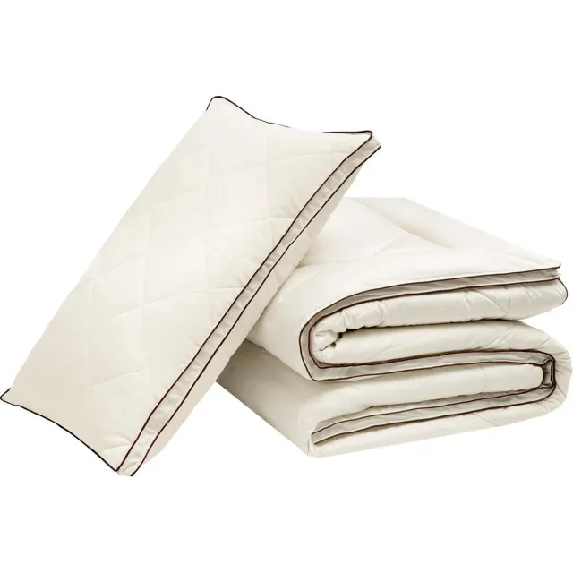Hibboux Harmony Wool dekbed 240x220 wollen dekbed Wit