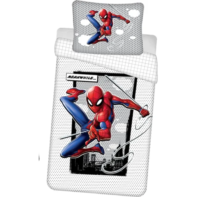 Spider-Man Dekbedovertrek Glow in the Dark - Katoen Multicolor