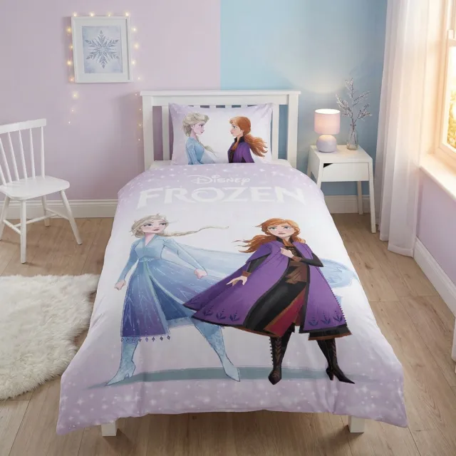 Disney Frozen Dekbedovertrek - Eenpersoons - 140 x 200 cm - 65 x 65 cm - Polycotton Multi