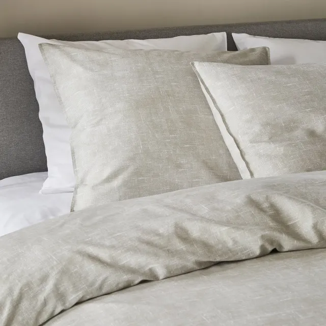 Damai Ebba dekbedovertrekset bio katoen beige + 1 kussensloop