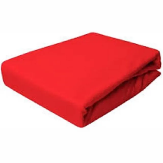 Lotte & Julius Hoeslaken Hoeslaken Dreamzzz van Lotte & Julius jersey rood 90x200cm