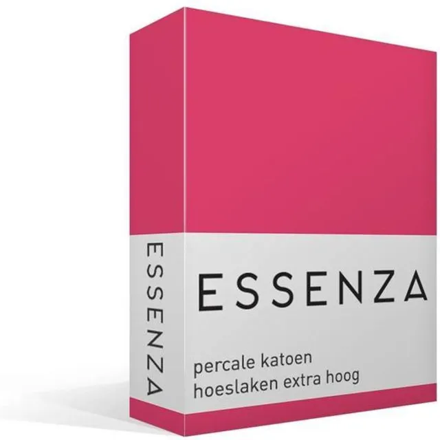 Essenza Hoeslaken - Percale katoen - 160x210 - Raspberry