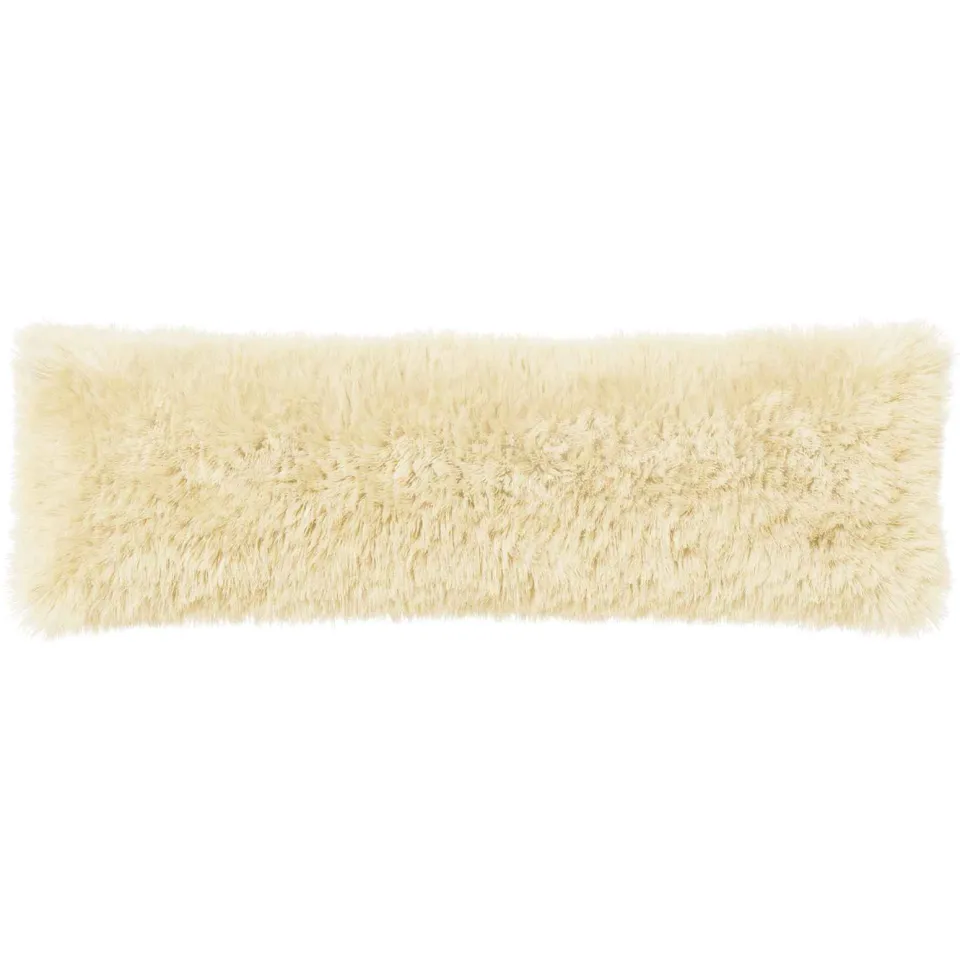 vidaXL Kussensloop 2 st HEERLEN Crèmekleurig 40 x 145 cm PV Fleece