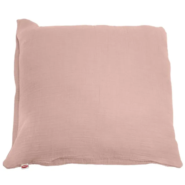 Matex Serie - Kussensloop - Muślina - 40x40 cm - Zipper Roze