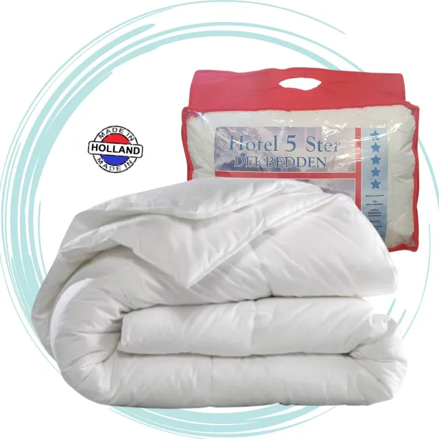 Hotel 5 Ster Dekbed - Eenpersoons - 140x220 cm - Anti Allergie Dekbed - ALL YEAR DEKBED wit