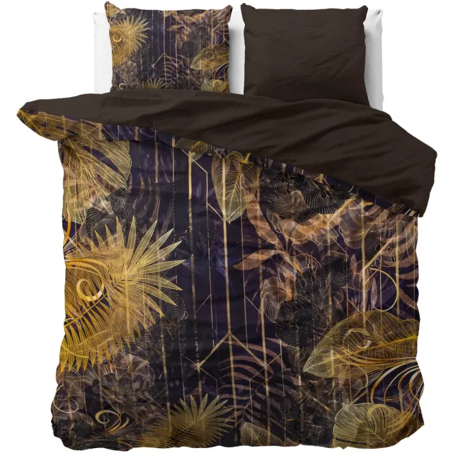 Dreamhouse dekbedovertrek Oliva Gold 200 x 220 cm Goud