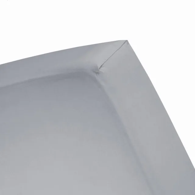 Damai Hoeslaken (tot 25 cm) - Katoen - 80/90/100 x 200/210 cm - Grey