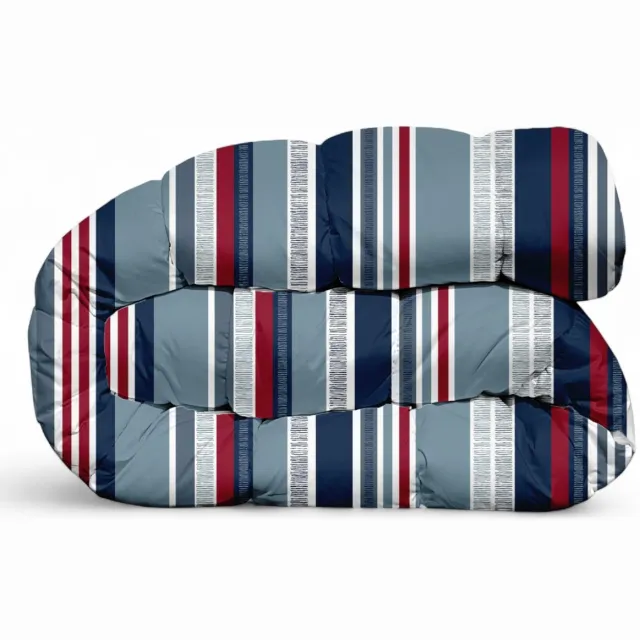 bedlin Dekbed bedrukt - Zonder hoes ( 2 in 1 ) - Tweezijdig - 240 x 220 cm - RaceLines Rood