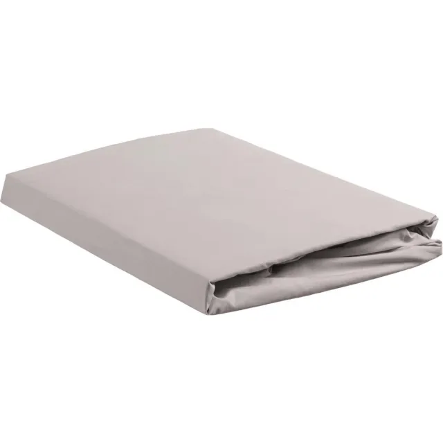 Beddinghouse Percale katoen - Topper Hoeslaken - 90x210 - Licht grijs