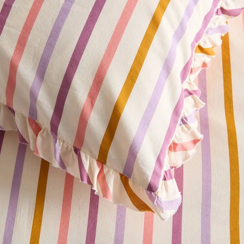 NOUS Living katoenen kussensloop 60x70 cm roze, foto 5