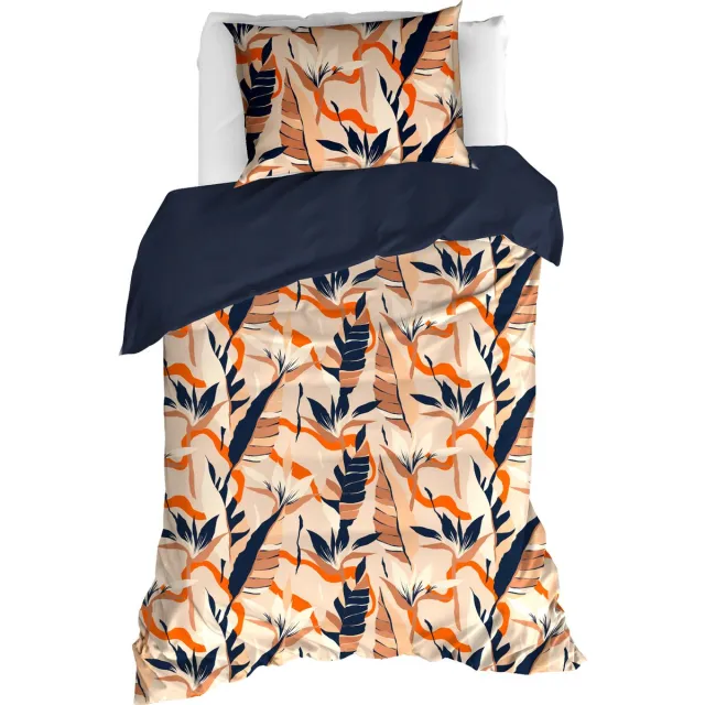 De Witte Lietaer Dekbedovertrek Jungle Cat Dress Blues - Katoen Satijn