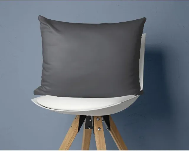 Primaviera Deluxe Satijnen Kussensloop 2 pack - Kussenslopen - 60 x 70 cm - Antraciet