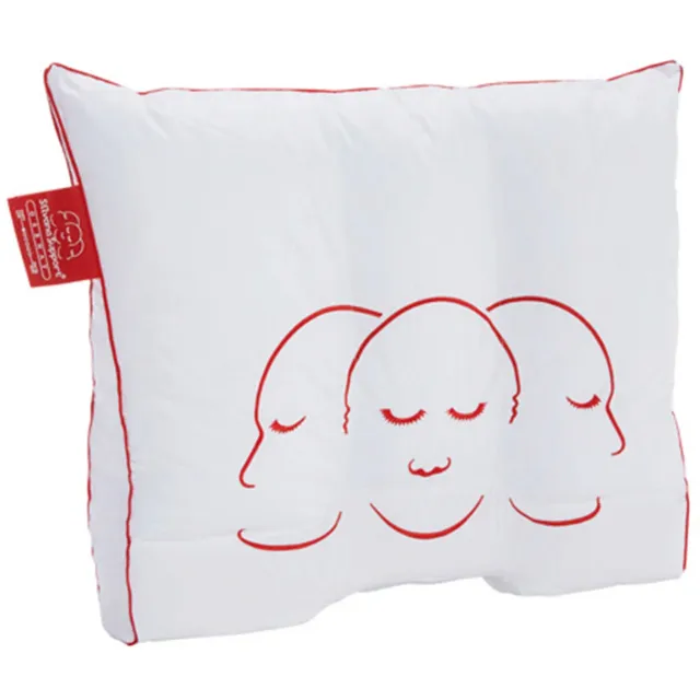 Silvana Support Rood hoofdkussen wit Wit/rood