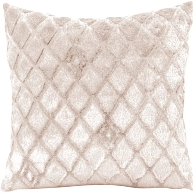 Matex LUXIMA - Decoratieve Kussenhoes - 40x40 cm - Polyester - Oeko-Tex Beige