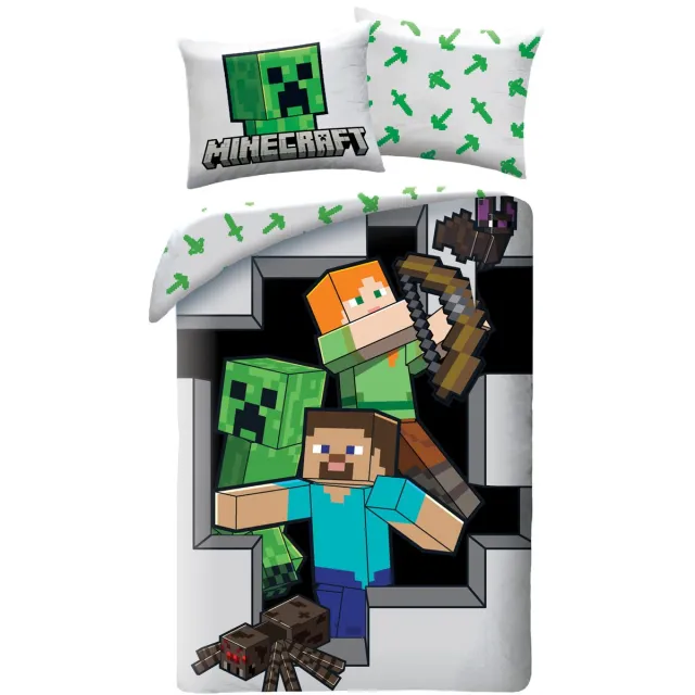 Minecraft Dekbedovertrek Sword - Katoen Multicolor