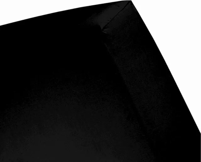 Damai Hoeslaken (tot 25 cm) - Double Jersey - 140x200/210/220 - 150x200 cm - Black
