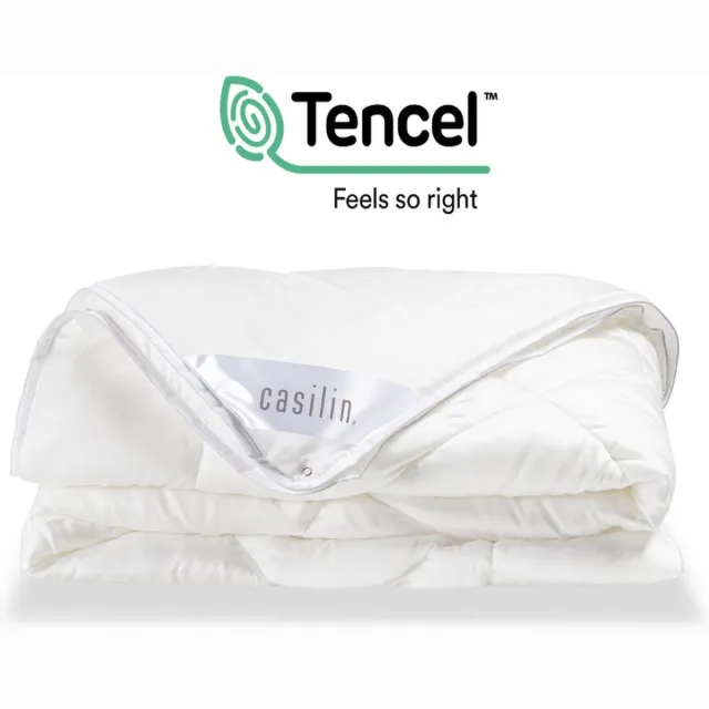 Casilin Dekbed 2 persoons 200 x 220cm Duo Dekbed - Met Tencel - 4 Seizoenen - Hotelkwaliteit - Wit
