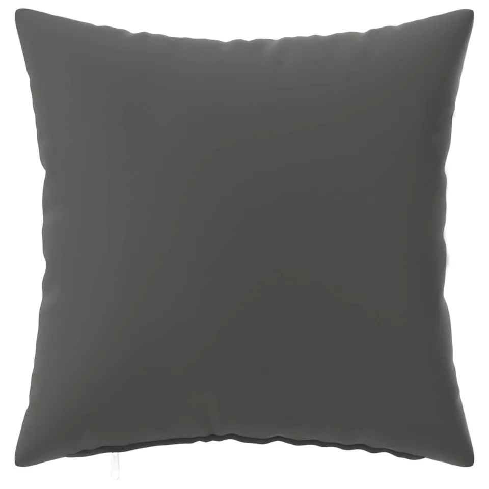 vidaXL Kussensloop 6 st HEERLEN Antraciet 45 x 45 cm Polyester Anthraciet