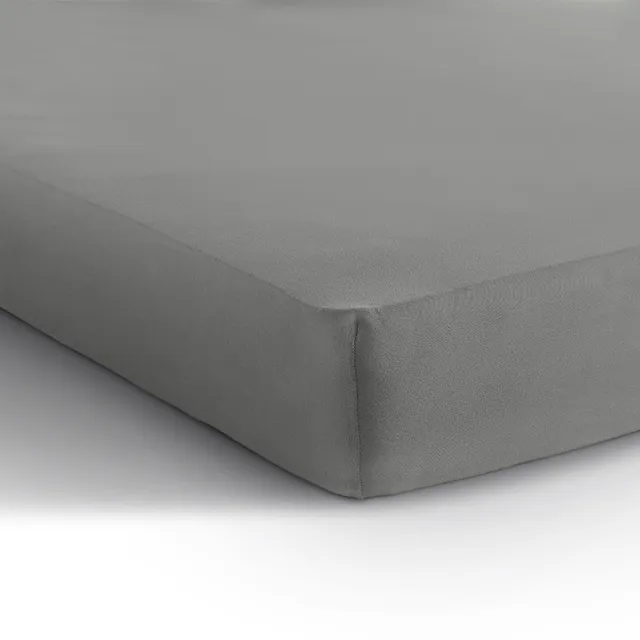 Dreamhouse Dubbel Jersey Hoeslaken – 80/90/100x200 – Grijs – Lekker Zacht