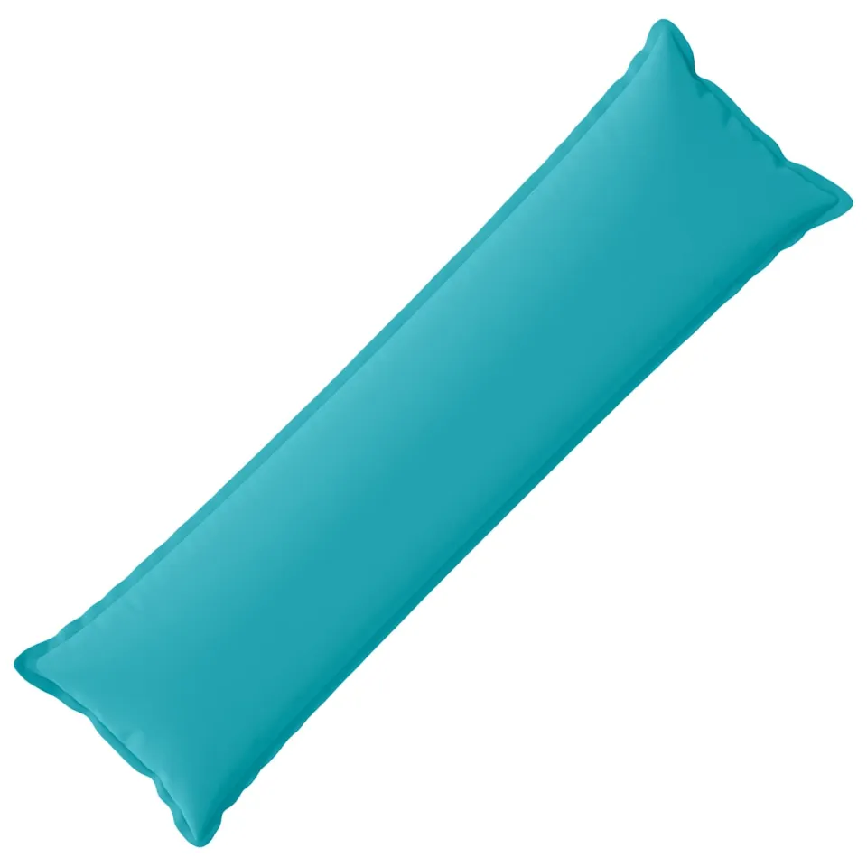 vidaXL Kussensloop HOUTEN Turquoise 40 x 145 cm Polyester