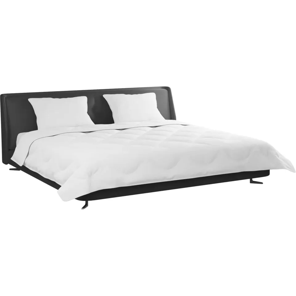 vidaXL Winter Dekbed met kussen 3 st Wit Microvezel, foto 2