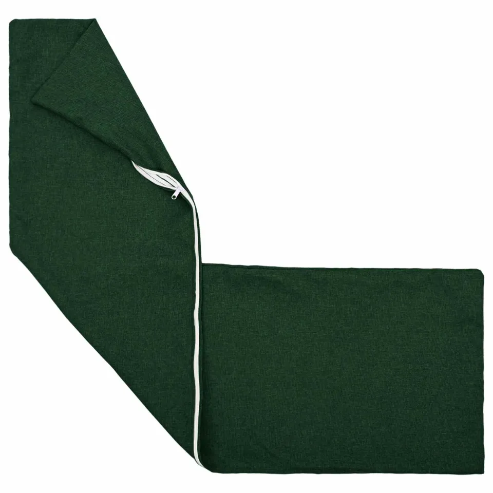 vidaXL Kussensloop HEERLEN Donkergroen 40 x 145 cm Stof groen, foto 4