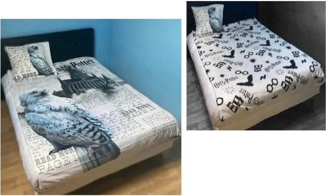 Harry Potter Dekbedovertrek - Hedwig - 140x200Cm - Eenpersoons – Polyester Multi