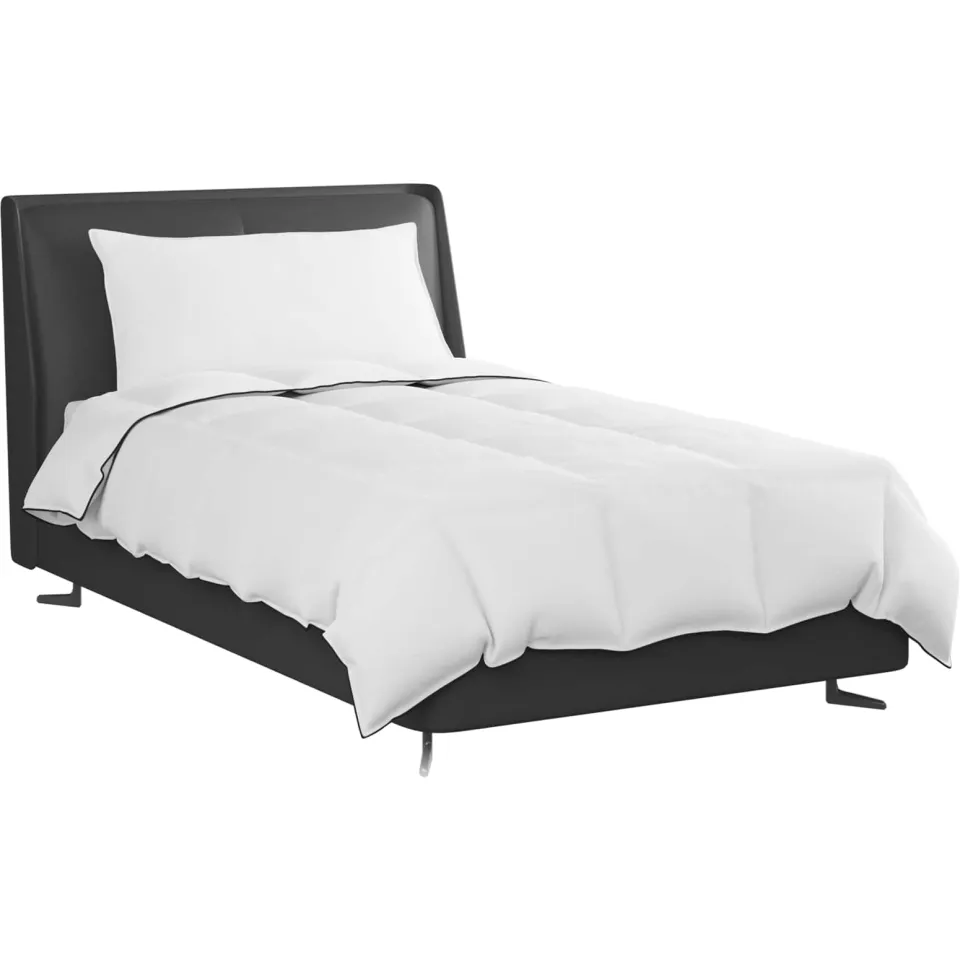 vidaXL Winter Dekbed met kussen 2 st Wit Donsveertjes, foto 3