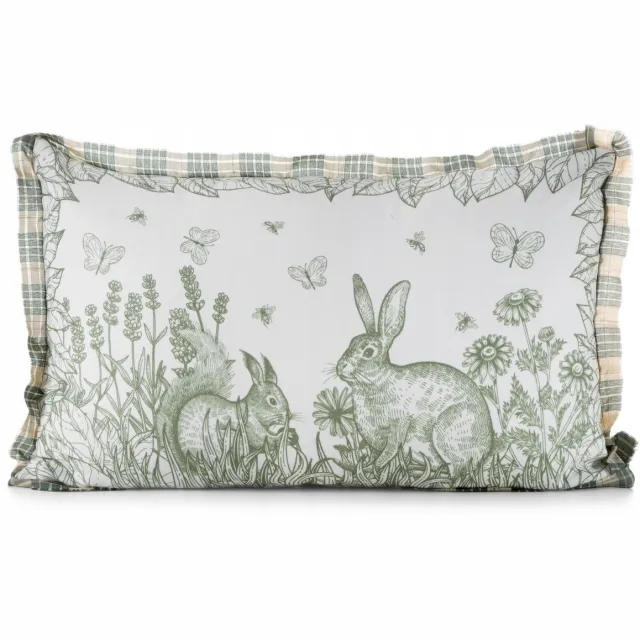 Eurofirany Kussenhoes Linnenlook 30x50cm Crème - Paasprint