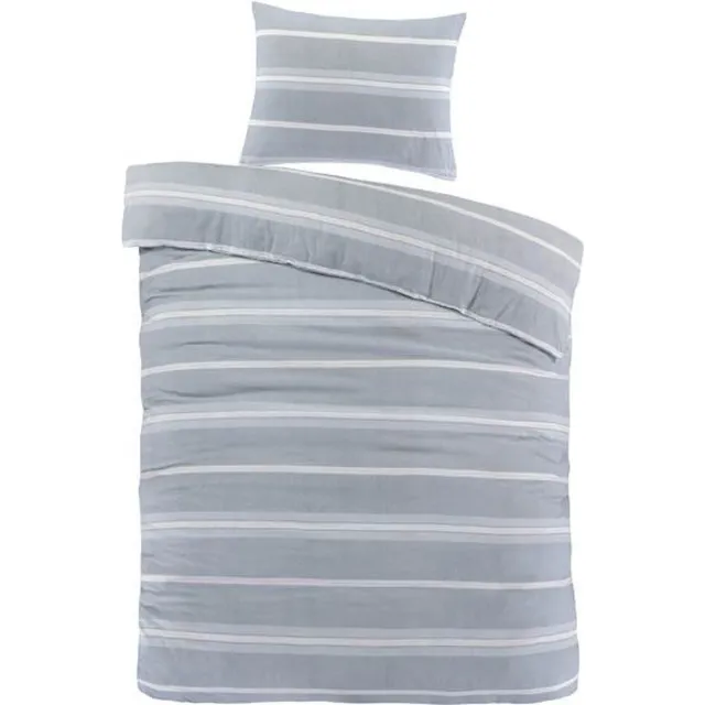Day Dream Seefeld - Flanel - Dekbedovertrek - Eenpersoons - 140x200/220 cm - Blauw