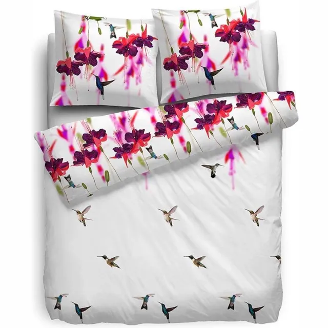 Heckettlane HnL Living Madilon - Dekbedovertrek - Lits-jumeaux - 260 x 200/220 cm - Multi wit