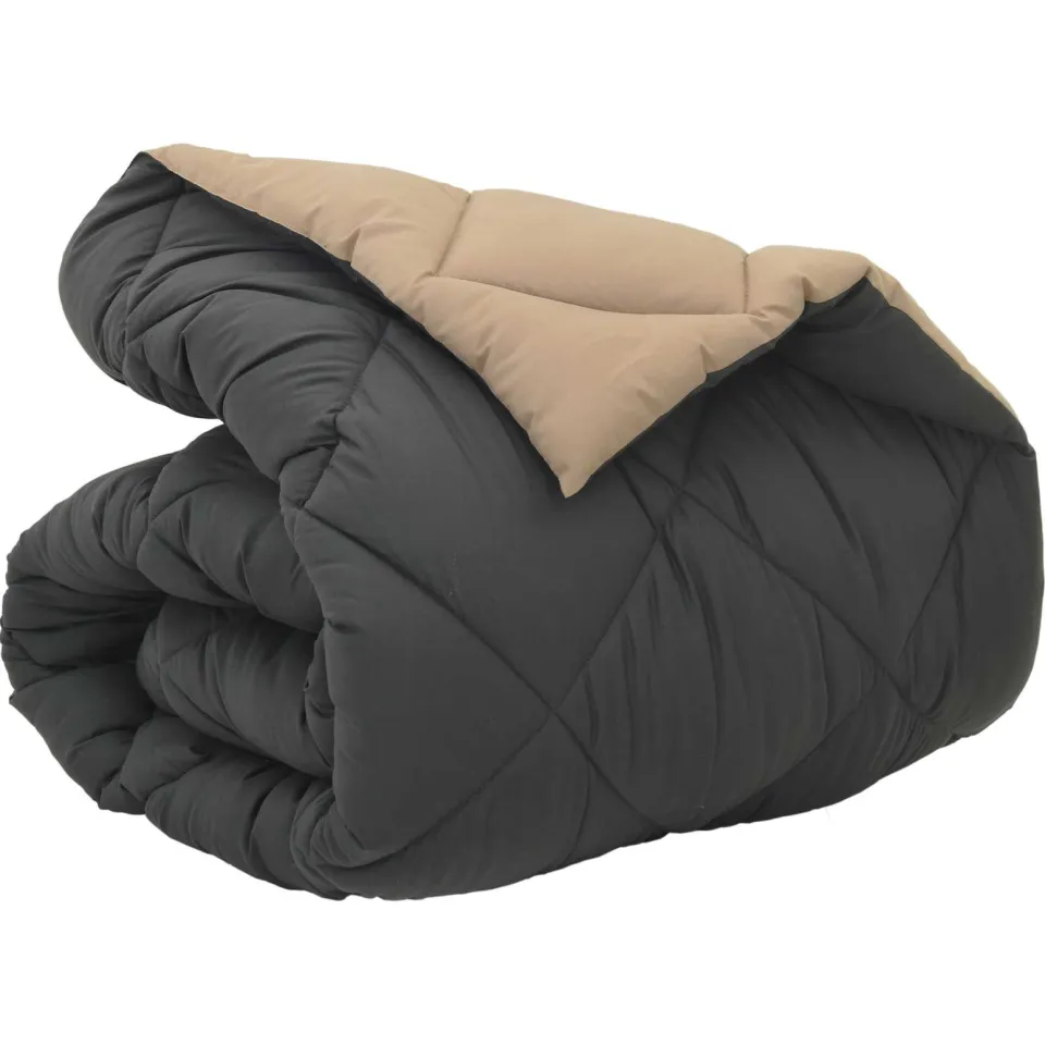 vidaXL Winter Dekbed 155 x 220 cm 450 gsm Microvezel anthraciet, foto 3