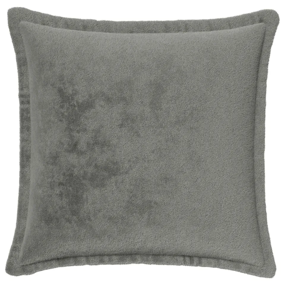 vidaXL Kussensloop 6 st HOUTEN Donkergrijs 30 x 30 cm Flanel