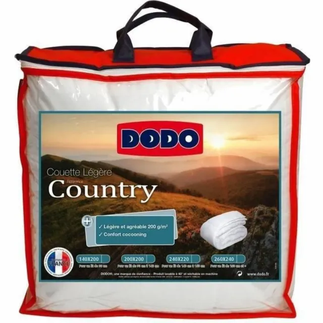 Dodo Dekbed DODO Country Licht Wit 140 x 200 cm