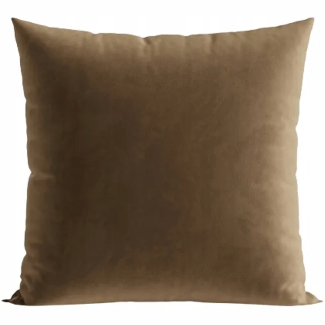 Markizeta Decoratieve Kussenhoes 45x45 cm Bruin - Zacht Velours