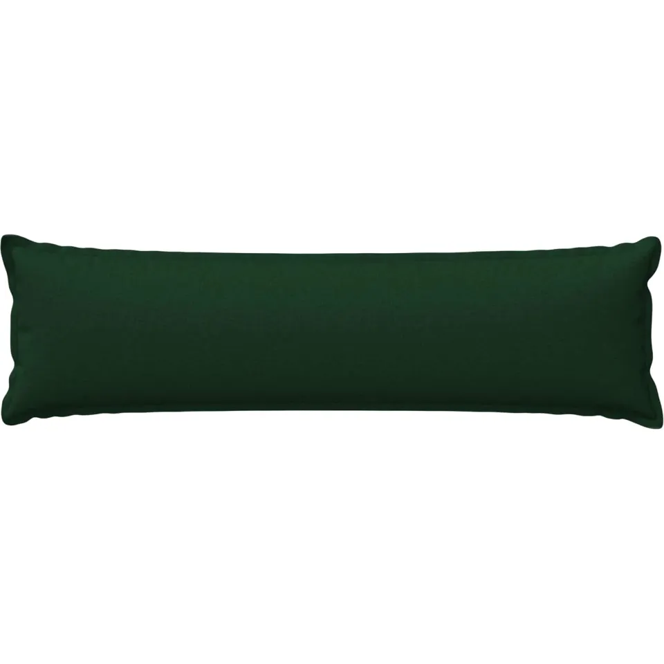 vidaXL Kussensloop 2 st HOUTEN Donkergroen 40 x 145 cm Faux Linnen