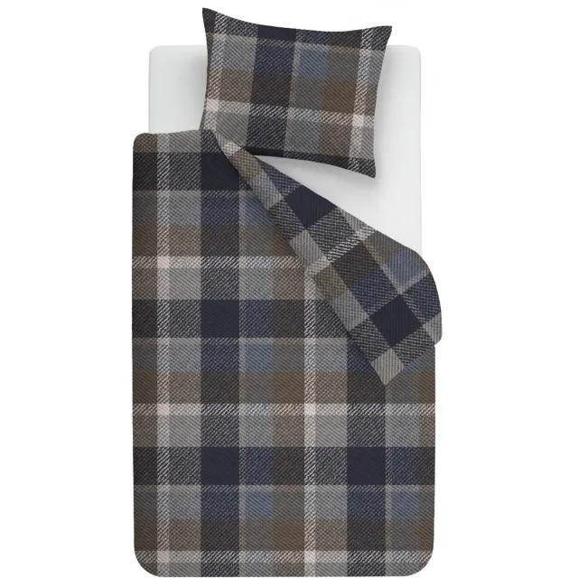 Beddinghouse Trevian Flanel Dekbedovertrek - Blauw