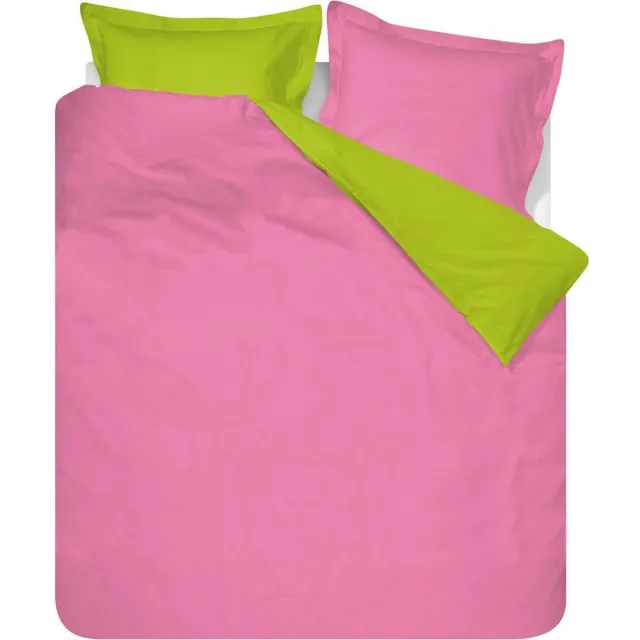 Cameleon Dekbedovertrekset DF-Fuchsia/appelgr roze