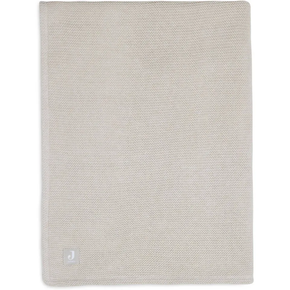 Jollein Basic Knit wiegdeken nougat zand, foto 2
