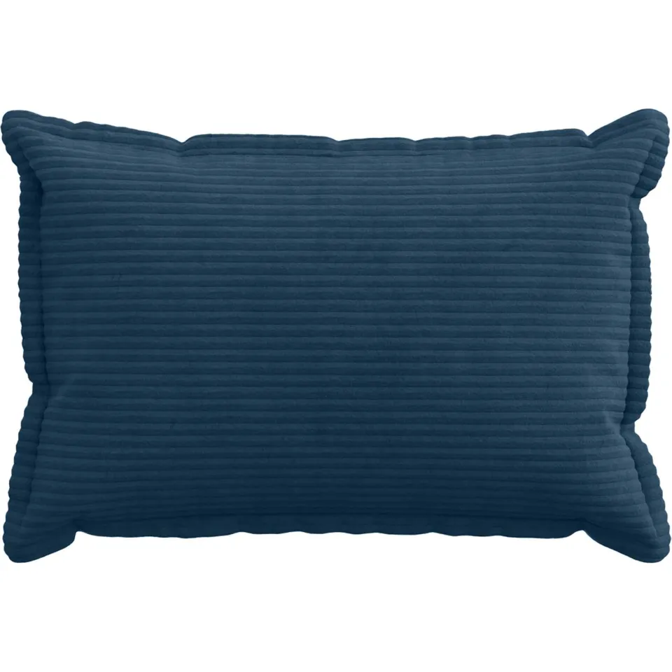 vidaXL Kussensloop 2 st HOUTEN Marineblauw 40 x 60 cm corduroy