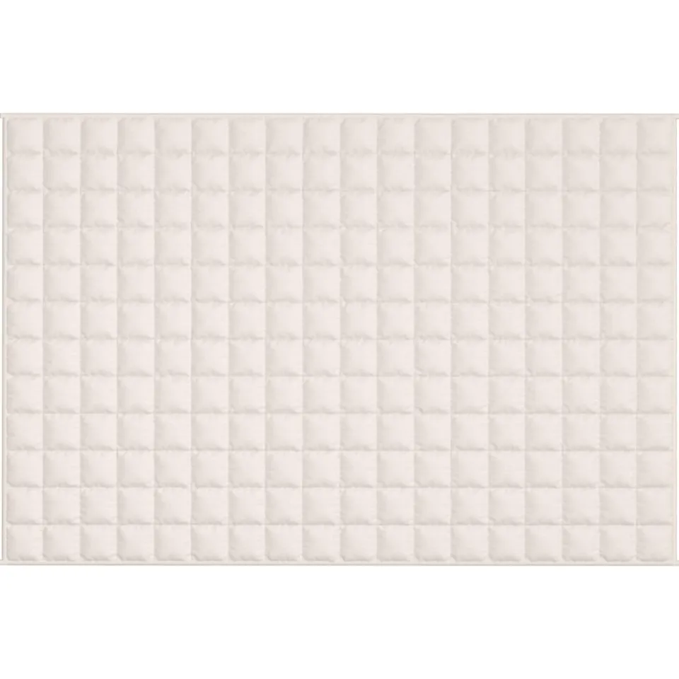 vidaXL Verzwaringsdeken 120x180 cm 5 kg stof lichtcrèmekleurig crème
