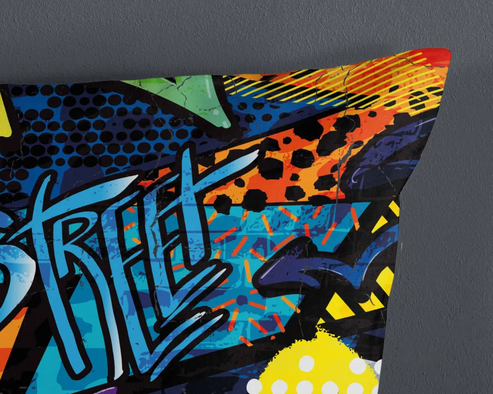 Pure polyester dekbedovertrek 1-persoons (140x220 cm) multi, foto 4