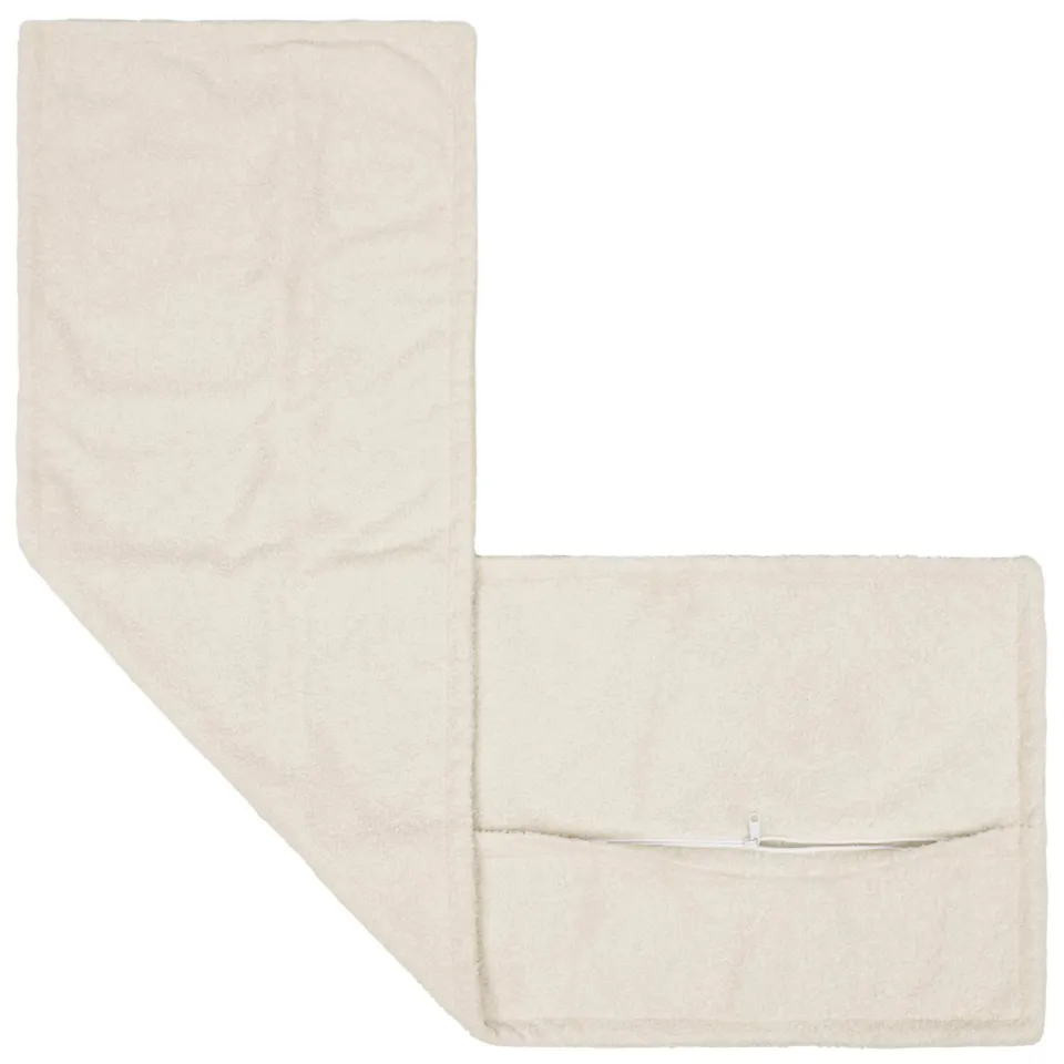 vidaXL Kussensloop 2 st HOUTEN Crèmekleurig 40 x 145 cm Bouclé, foto 4